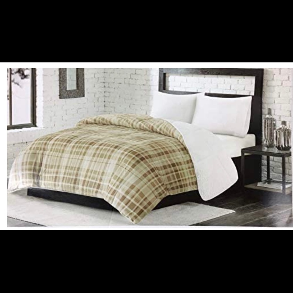 New Premier reversible micro velvet queen comforter bed blanket beautiful 🎁 soft
